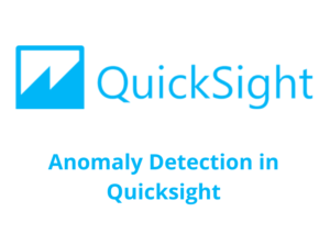 anamoly detection in quicksight